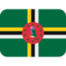 Dominica emoji on Twitter